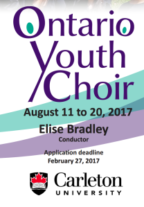 Ontario Youth Choir 2017
